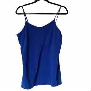 3/$18 Forever 21 Basic Tank Top Cami Blue size 3x